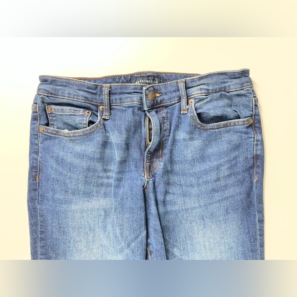 Aeropostale Women's Mid Rise Boot Cut Denim Blue Jeans Size 10S - Picture 4 of 13